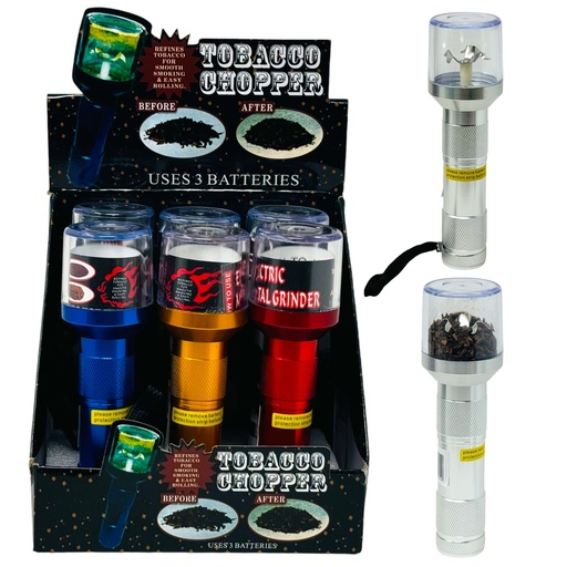 [TOBA-26680] TOBACCO CHOPPER ELECTRIC HERB GRINDER #CGD-225 BOX OF 6