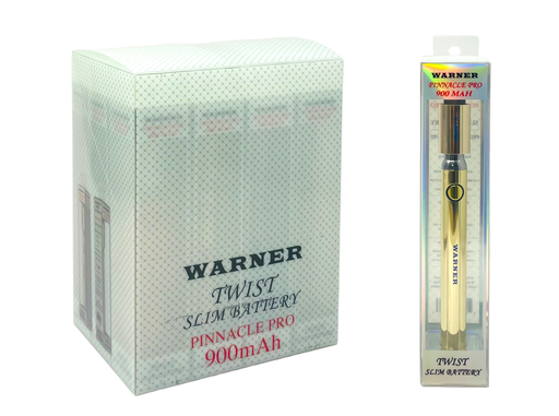 [WAR-04092] WARNER 900MAH TWIST PINNACLE PRO BATTERY 12CT DISPLAY