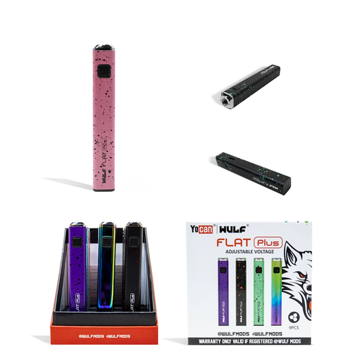 [WULF-14932] WULF FLAT PLUS CARTRIDGE VAPORIZER BOX OF 9