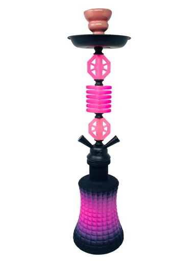 [ZEBR-14835] ZEBRA ANDREW 26" 2 HOSE HOOKAH ASSORTED COLORS