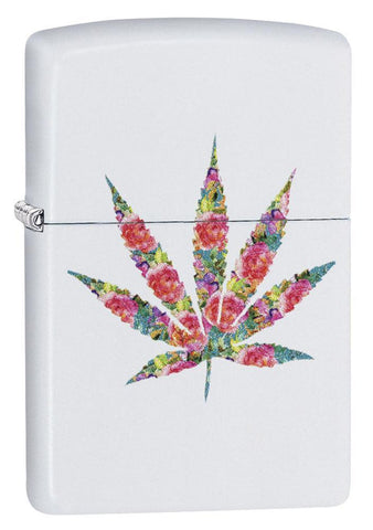 [ZIPP-09361] ZIPPO LIGHTER FLORAL WEED DESIGN 29730
