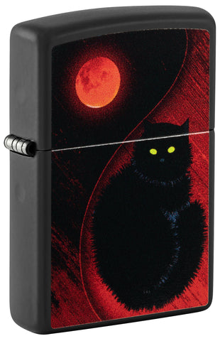[ZIPP-09375] ZIPPO LIGHTER BLACK CAT DESIGN 48453
