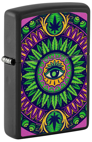 [ZIPP-09397] ZIPPO LIGHTER CANNABIS PATTERN DESIGN 48583