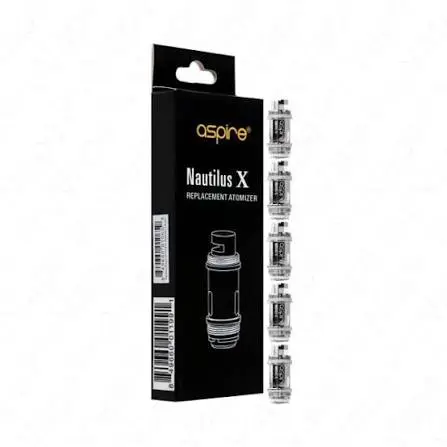 ASPIRE NAUTILUS X REPLACEMENT ATOMIZER 5CT