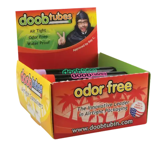DOOB TUBES *SMALL* AIRTIGHT CONTAINERS BOX OF 25