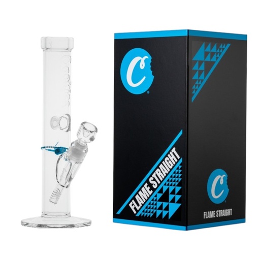 [TEMP-NEW-0000222] COOKIES FLAME STRAIGHT 13" GLASS WATER PIPE